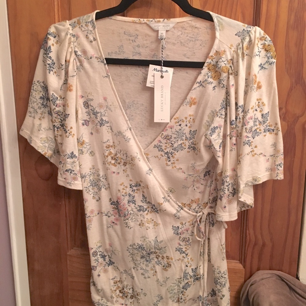 Lucky Brand XS/TP Floral Blouse New/Tags💐💐Host Pick💐💐 - Picture 5 of 8